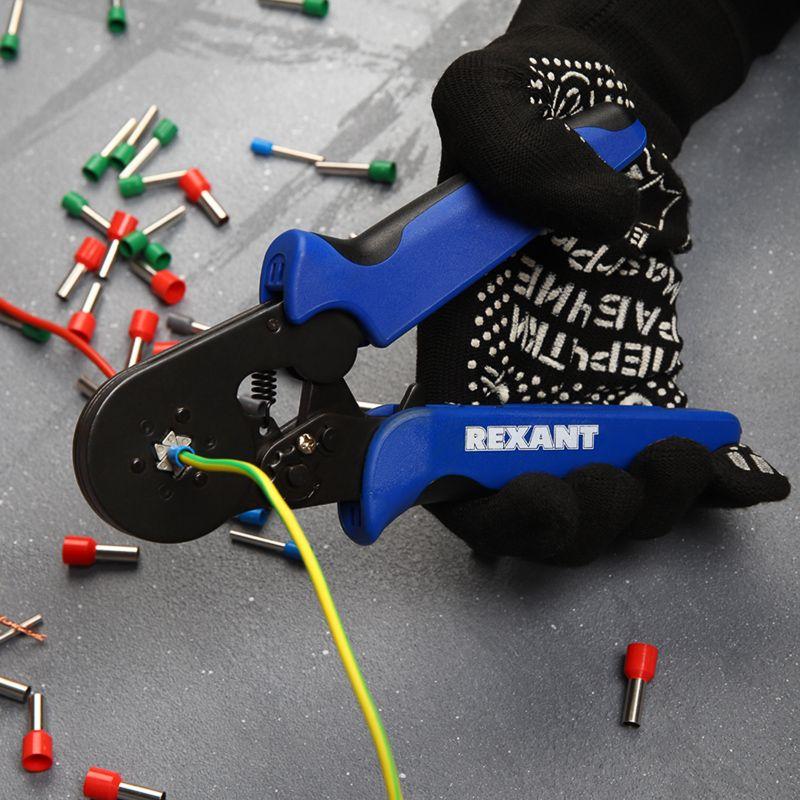  Кримпер для обжима штырьевых након. 0.08-6.0кв.мм (HT-866; HSC8 6-6) Rexant 12-3205 фото в каталоге от BTSprom.by