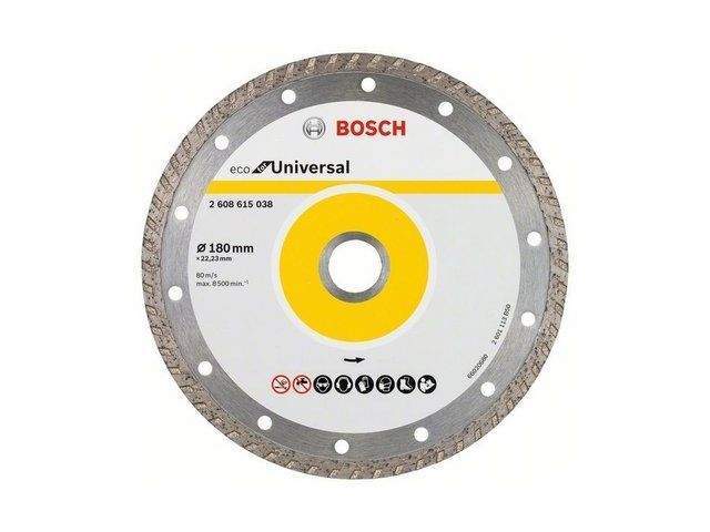 алмазный круг 180х22 мм универс. turbo eco universal bosch (сухая резка) от BTSprom.by