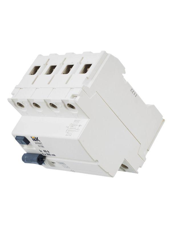  Выключатель дифференциального тока (УЗО) 4п 63А 300мА тип A ВДТ R10N ARMAT IEK AR-R10N-4-063A300 фото в каталоге от BTSprom.by