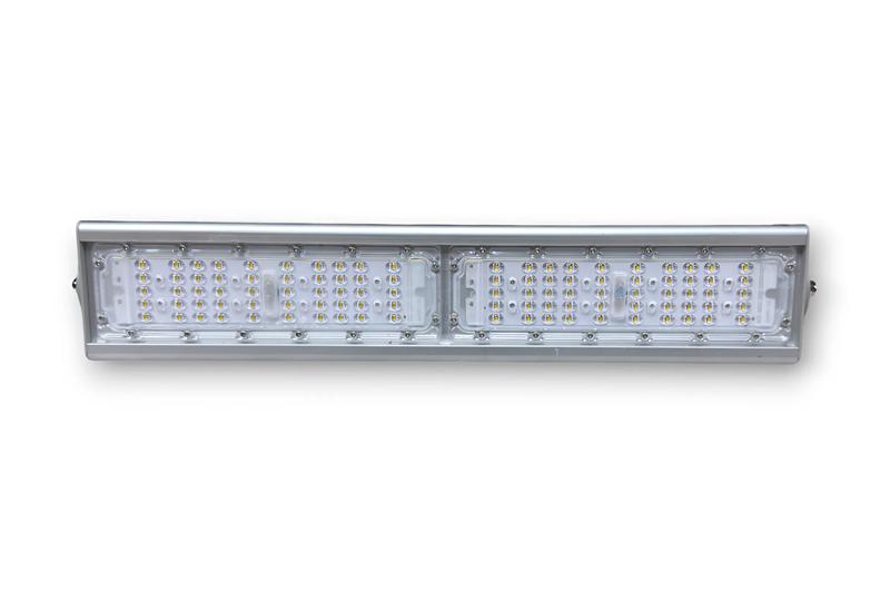 светильник светодиодный 65вт 5000к ip67 10400лм 100-277в 540х100х75 консоль + лира регулир. драйвер kraso st-65 от BTSprom.by