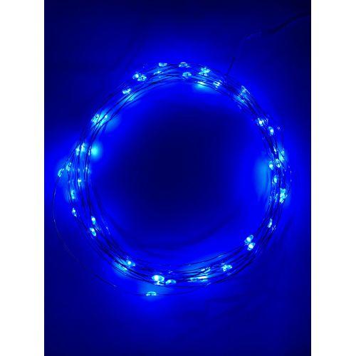 гирлянда светодиодная "нить" 5м 50led син. свет аа эра б0047962 от BTSprom.by