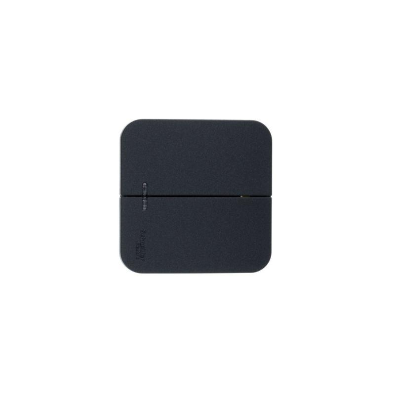  Выключатель 2-кл. ОП Blanca 10А IP20 (сх. 5) 250В с подсветкой с изолир. пластиной антрацит SE BLNVA105116 фото в каталоге от BTSprom.by