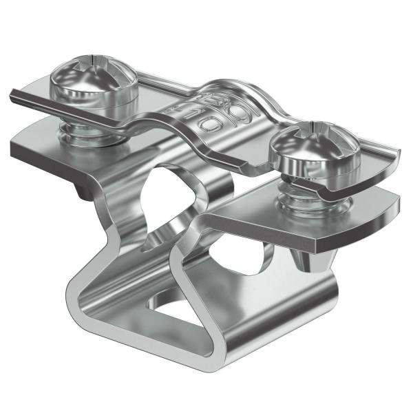 скоба крепежная дистанционная 8-10мм (с продольным отверстием) из алюминия obo 1362804 от BTSprom.by