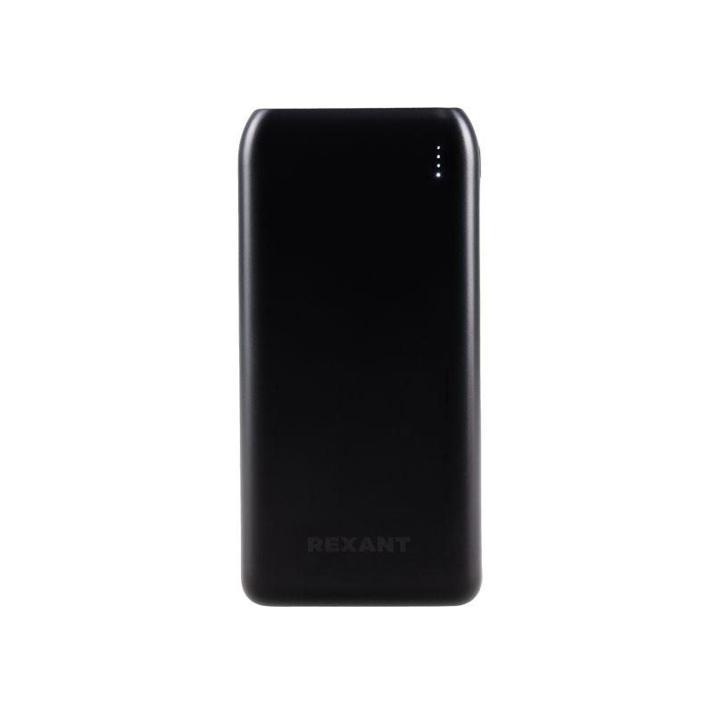 устройство зарядное портативное power bank (аккумуляторная батарея) 20000ма.ч с quick charge и power delivery черн. rexant 30-2052 от BTSprom.by