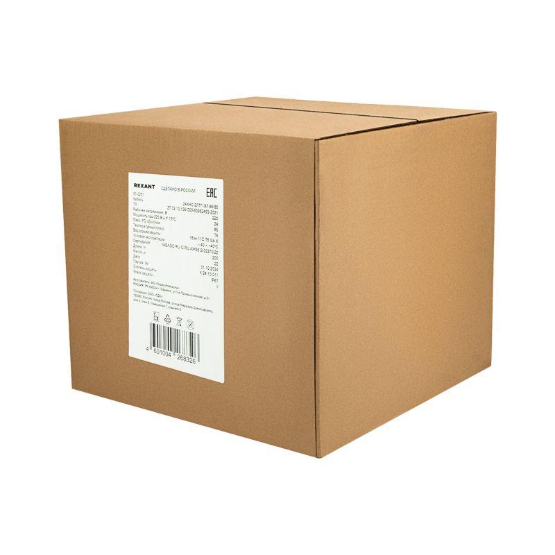  Кабель греющий саморег. 24КНС 2ЛТГ-ЭЛ 65/85 UV экранированный 24Вт/1м 200м Rexant 51-0251 фото в каталоге от BTSprom.by