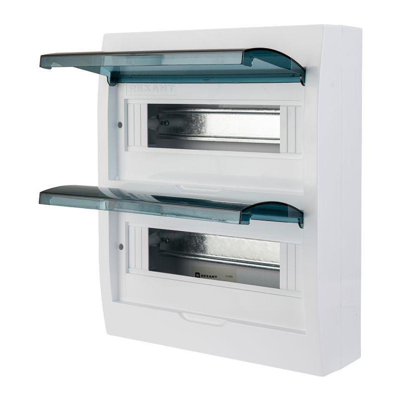  Бокс ЩРН-П-24 IP41 пластик. бел. Rexant 11-0324 фото в каталоге от BTSprom.by