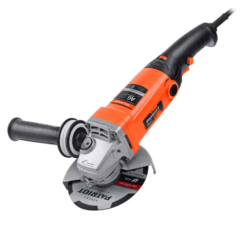 машина шлифовальная угловая ушм ag 122 860вт диск 125мм вибро пылезащ. patriot 110301210 от BTSprom.by