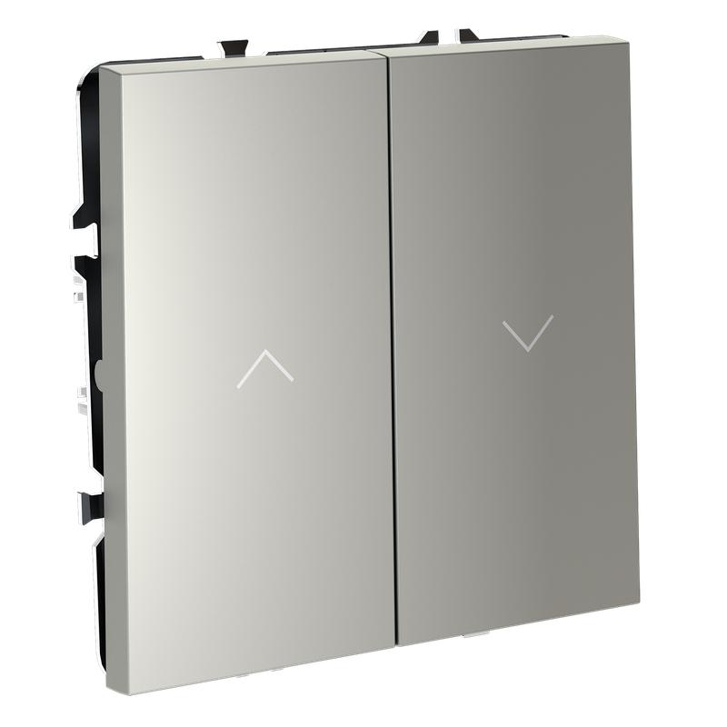 выключатель встраиваемый voltum s70 для жалюзи 10а сталь voltum vls020705 от BTSprom.by