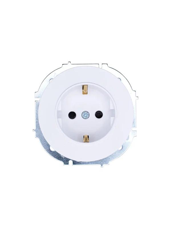 розетка 1-м osen ip20 16а с защ. шторками пбт бел. lezard 743-0288-124b от BTSprom.by