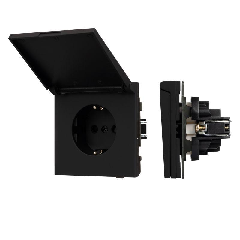 розетка sct-tendo-mcp-sfpl-bk 16а 230в влагозащ. механизм arlight 054599 от BTSprom.by