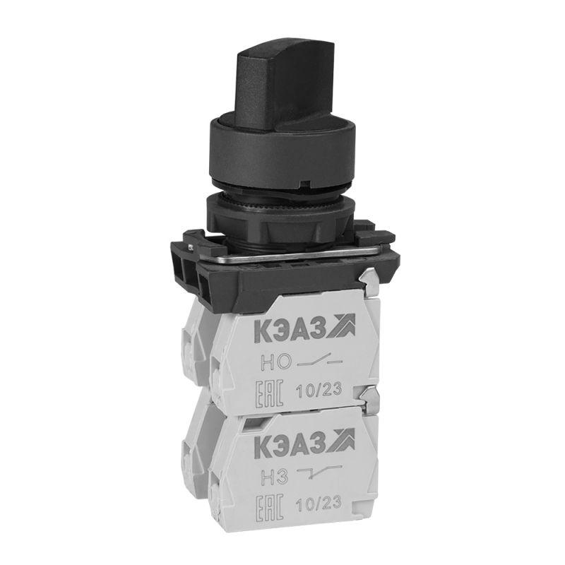 переключатель кпе2120р черн. 2но+0нз ручка фикс 3поз ip40 кэаз 354419 от BTSprom.by