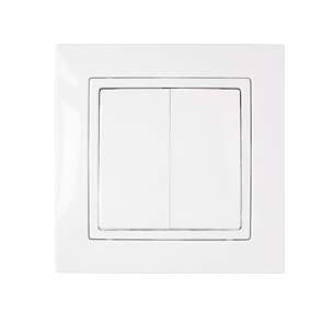 переключатель проходной 2-кл. сп 10а бел. bylectrica c(6+6)10-870 от BTSprom.by