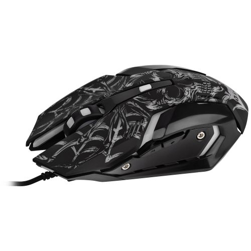  Мышь MG450 игровая проводная 1200-3600dpi черн. Intro Б0056133 фото в каталоге от BTSprom.by