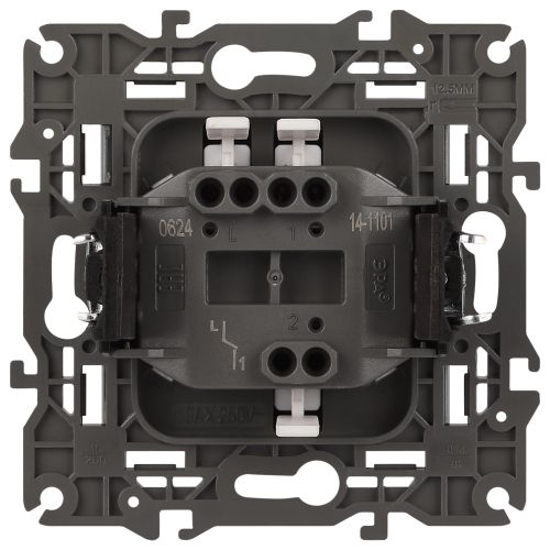  Выключатель 1-кл. СП Elegance 14-1101-03 10А IP20 250В 10AX механизм алюм. Эра Б0034210 фото в каталоге от BTSprom.by