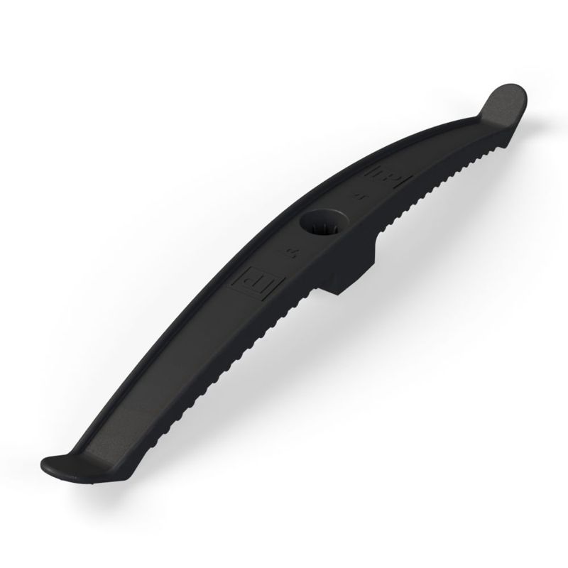 держатель круглого кабеля двусторонний для прямого монтажа на 16 мест в гофроящике черн.(уп.100шт) промрукав pr13.0488 от BTSprom.by