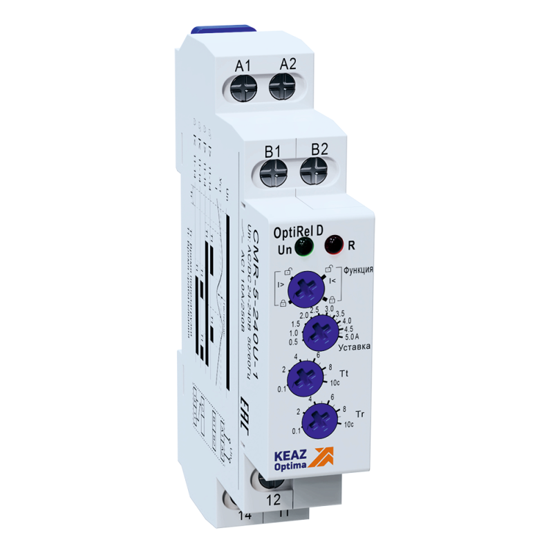 реле контроля тока optirel d cmr-5-240u-1 05…5а 10а 1со 24-240ас/dc кэаз 332027 от BTSprom.by