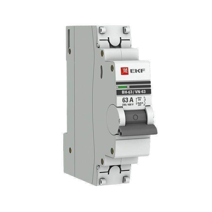 выключатель нагрузки 1п 63а вн-63 proxima ekf sl63-1-63-pro от BTSprom.by