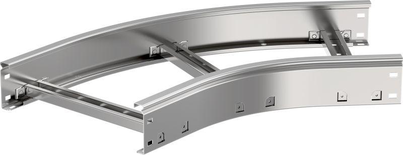 Угол для лотка 45град. 300х80 R300 LESTA IEK CPG04-4-45-080-300 от BTSprom.by