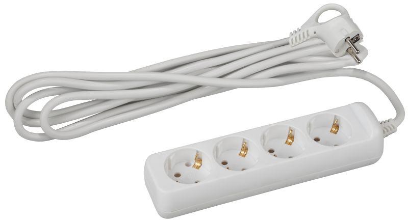 удлинитель 4х5м с заземл. 16а ip20 u-4e-5m-3х1 пвс 3х1 эра б0028375 от BTSprom.by