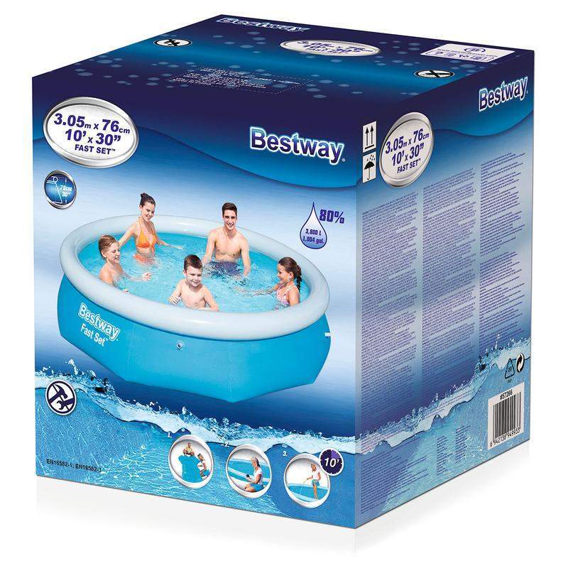 бассейн fast set 305х76см (57266) bestway 6942138949933 от BTSprom.by