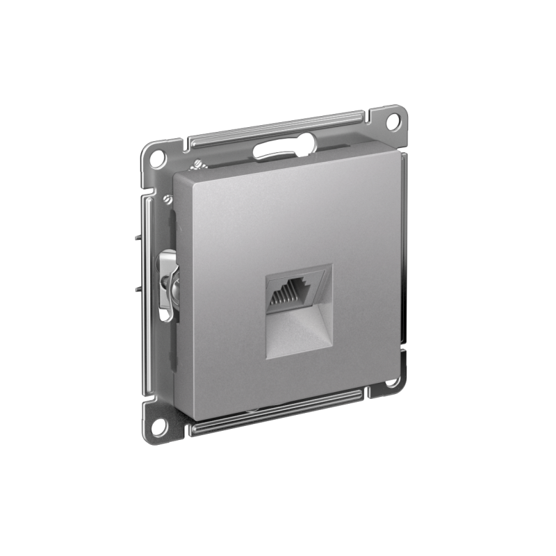 розетка компьютерная 1-м atlasdesign rj45 кат.5e механизм алюм. se atn000383 от BTSprom.by