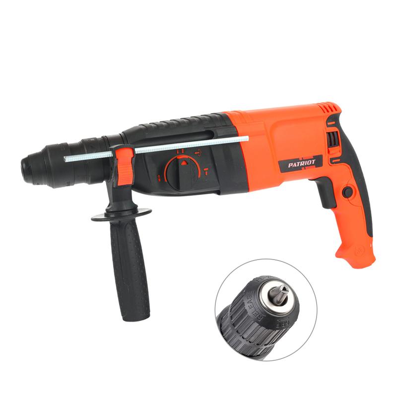 перфоратор rh 262q sds+ 820вт 29дж 3 режима работы быстросменный патрон qcc макс.диаметр 26мм в пластиковом кейсе глубиномер patriot 140301335 от BTSprom.by