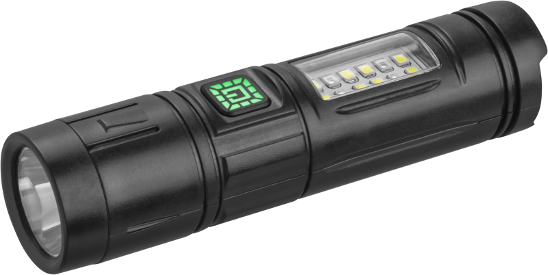 фонарь светодиодный ручной 90 910 opt-cp13-accu пласт.1led 1вт+8smdбел+4smdкр 7реж. ipх4 онлайт 90910 от BTSprom.by