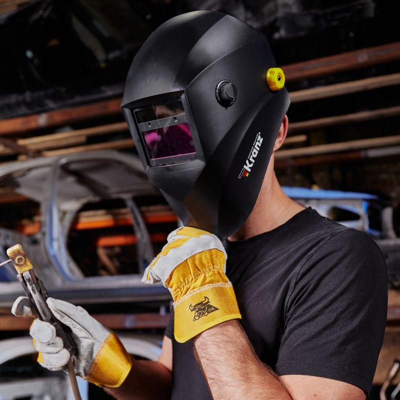  Маска сварщика "Хамелеон" АСФ 777 с автомат. светофильтром Kranz KR-16-0797 фото в каталоге от BTSprom.by