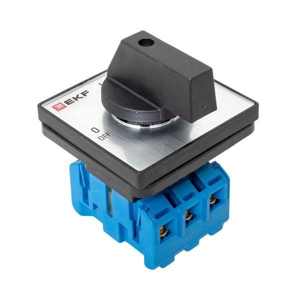  Переключатель кулачковый ПК-2-13 3П 25А "ВКЛ-ВЫКЛ" EKF pk-2-13-25 фото в каталоге от BTSprom.by