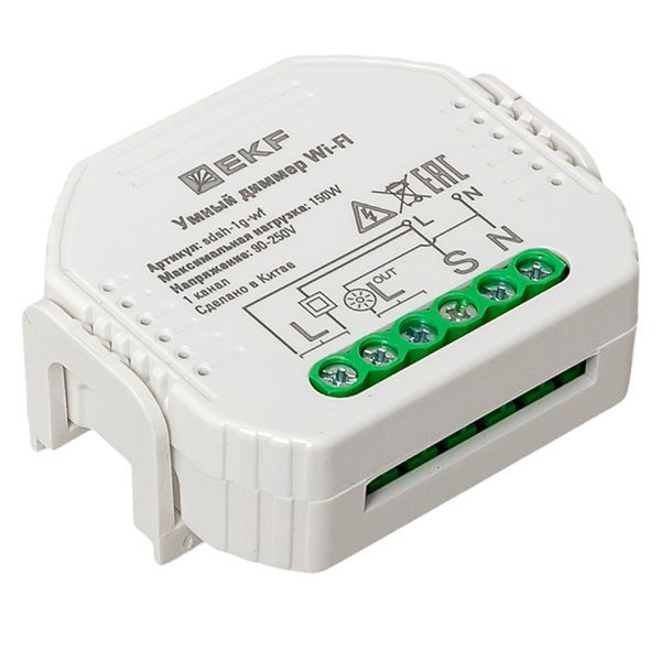  Диммер в подрозетник 1-канальный Умный Wi-Fi Connect EKF sdsh-1g-wf фото в каталоге от BTSprom.by