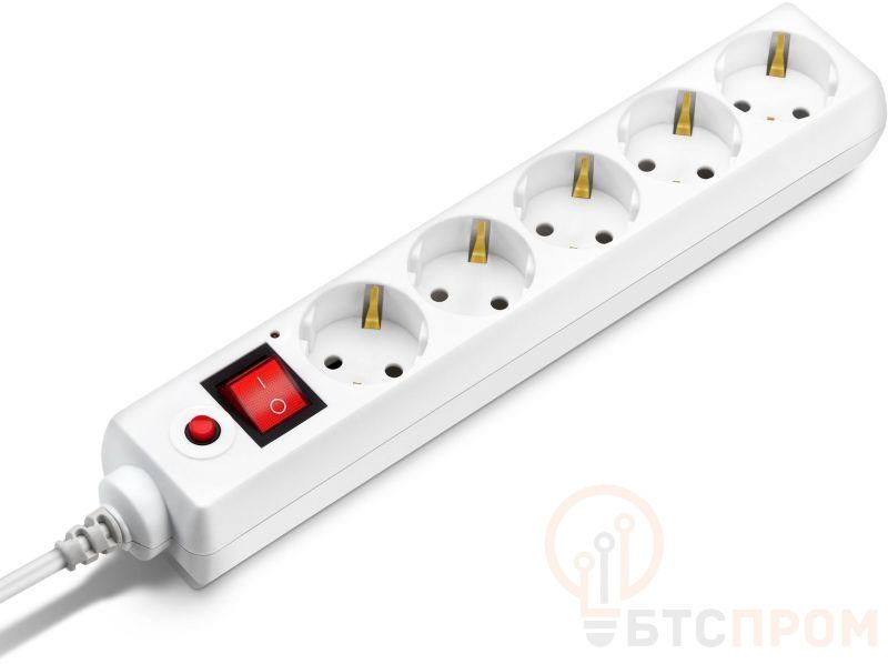 Удлинитель с сетевым фильтром 5х1.8м с заземл. 10А IP20 500SH-1.8-W 2.2кВт CCA бел. BURO 992284 фото в каталоге от BTSprom.by  Удлинитель с сетевым фильтром 5х1.8м с заземл. 10А IP20 500SH-1.8-W 2.2кВт CCA бел. BURO 992284 фото в каталоге от BTSprom.by