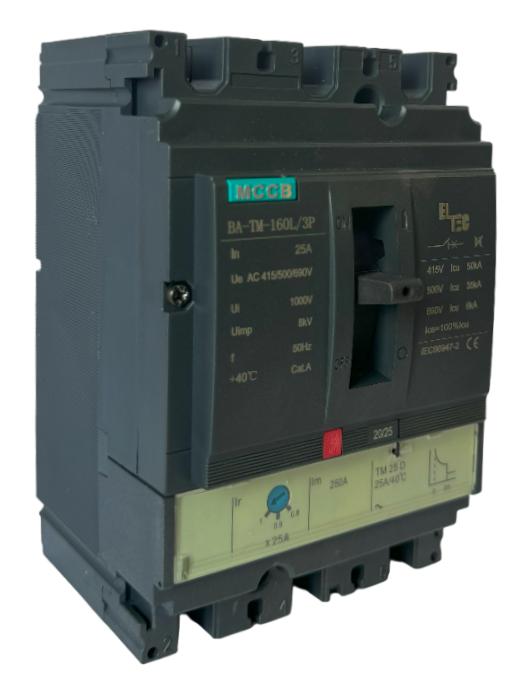  Выключатель автоматический MCCB BA-TM-160L/3P 25А (термомагнитый ТМ ICU:50KA) ELTEC 1200025 фото в каталоге от BTSprom.by