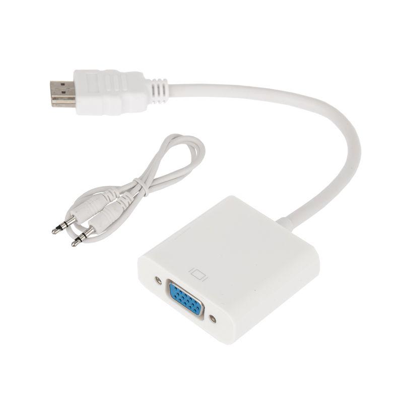 переходник штекер hdmi - гнездо vga (провод) + 3.5мм аудио rexant 17-6936 от BTSprom.by