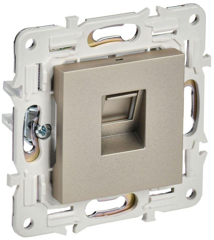 розетка компьютерная rj45 кат.5e skandy sk-k01sh шампань iek sk-k10-1-k37 от BTSprom.by