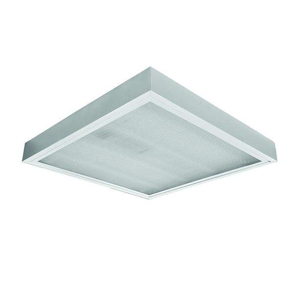 светильник crystal led-03 ip20 ухл 4 610х325х65 накладной под led лампу рассеив. полимер. призма сталь ксенон 0173218193-15 от BTSprom.by