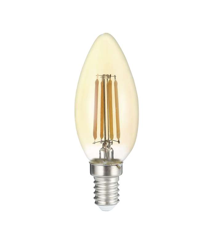 лампа светодиодная филаментная pled omni 6вт c35 4000к нейтр. бел. e14 230в/50гц gold jazzway 5020665 от BTSprom.by