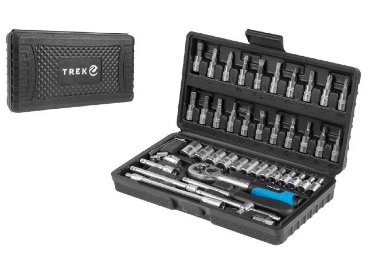 набор головок и бит 46пр. trek (1/4", 6 граней) tr13046 от BTSprom.by