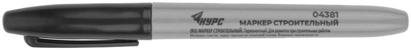 маркер строительный перманентный черн. курс 04381 от BTSprom.by