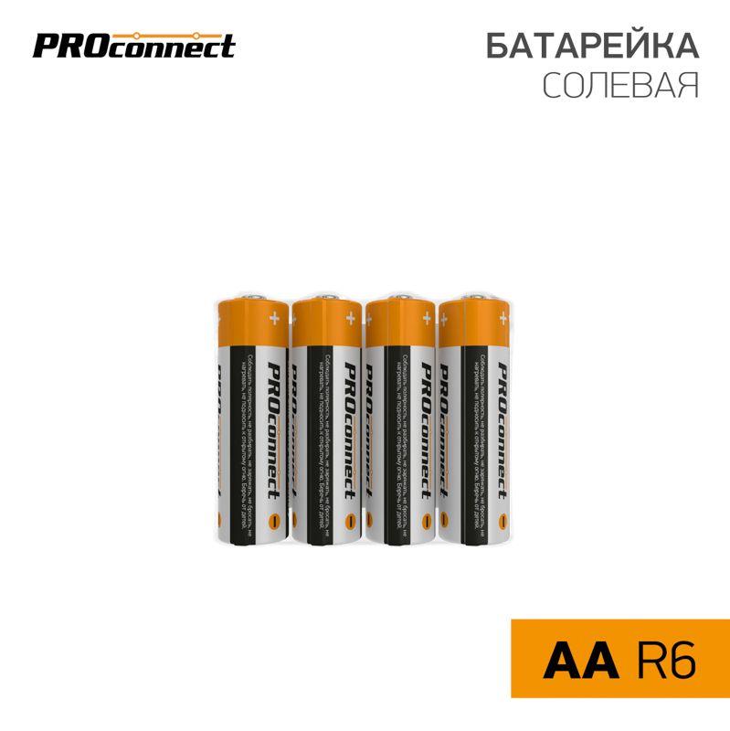 элемент питания солевой aa/r6p (уп.4шт) proconnect 30-0010 от BTSprom.by