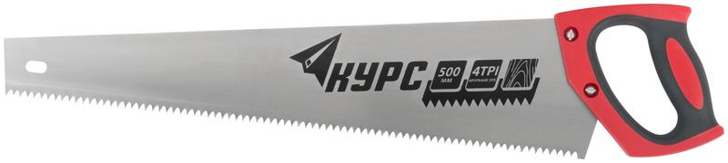 ножовка по дереву универс. 500мм шаг 6.0мм пластик. прорезиненная ручка курс 40353 от BTSprom.by
