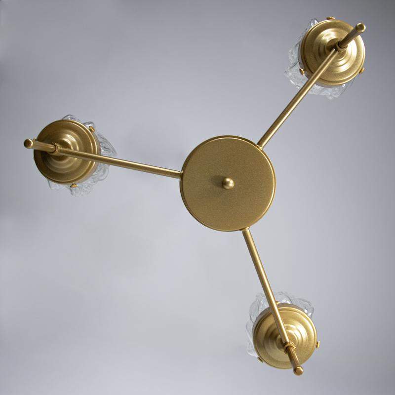  Светильник "Фламенко" 131 НПБ 01-3х40-101 Е14 [ИМ] подвесной зол. Элетех 1005405318 фото в каталоге от BTSprom.by