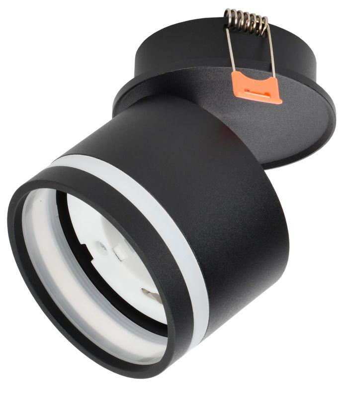 светильник 4033 встр. поворотн. gx53 черн. iek lt-uvb0-4033-gx53-1-k02 от BTSprom.by