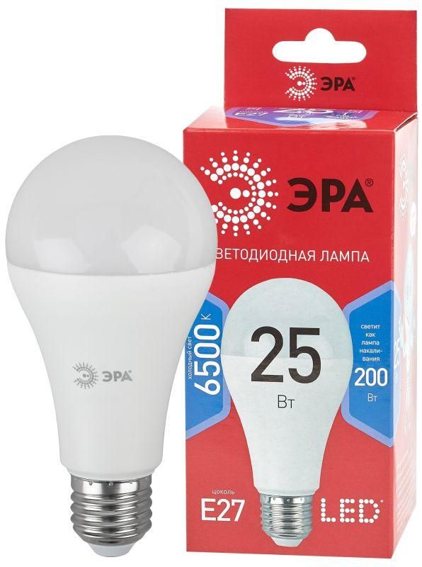 лампа светодиодная red line led a65-25w-865-e27 r 25вт a65 груша 6500к холод. бел. e27 эра б0048011 от BTSprom.by