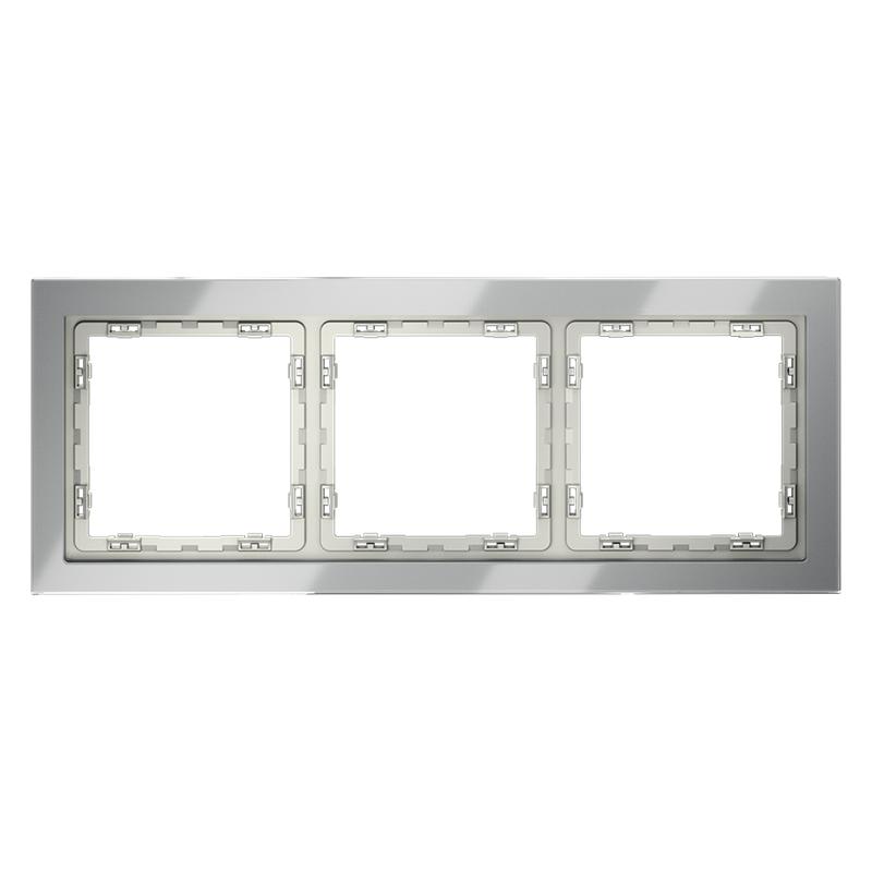 рамка 3-м s70 стеклян. сталь voltum vls110305 от BTSprom.by