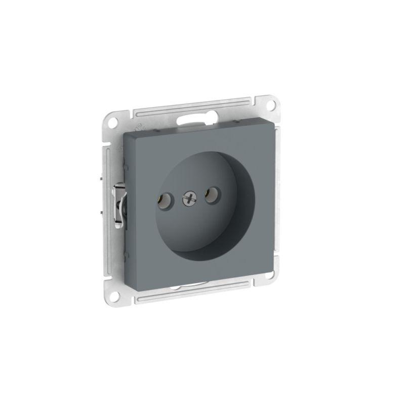 розетка atlasdesign 16а без заземл. без шторок быстрозажим. клем. механизм грифель se atn000741s от BTSprom.by