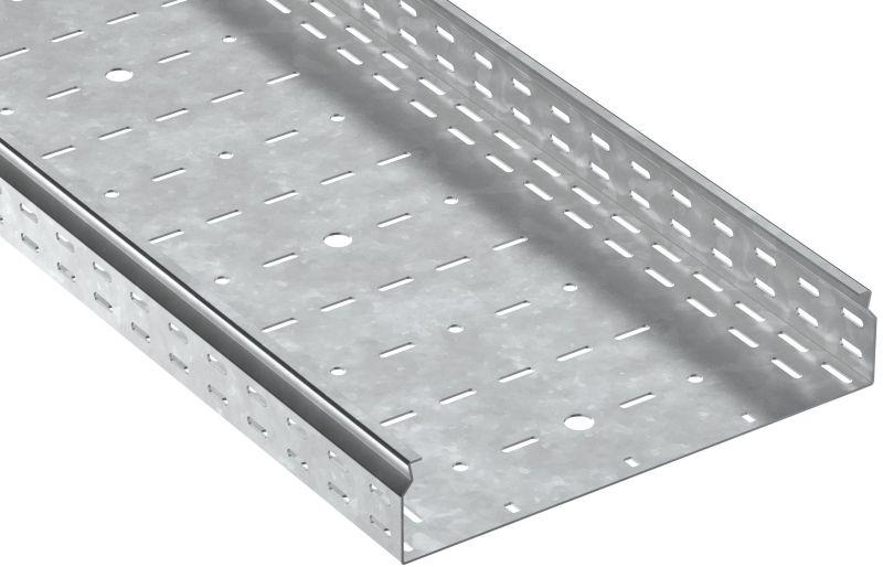 Лоток листовой перфорир. 80х400 L2500 сталь 2.0мм HDZ ESCA 7 IEK CLP10-080-400-200-D25-HDZ от BTSprom.by