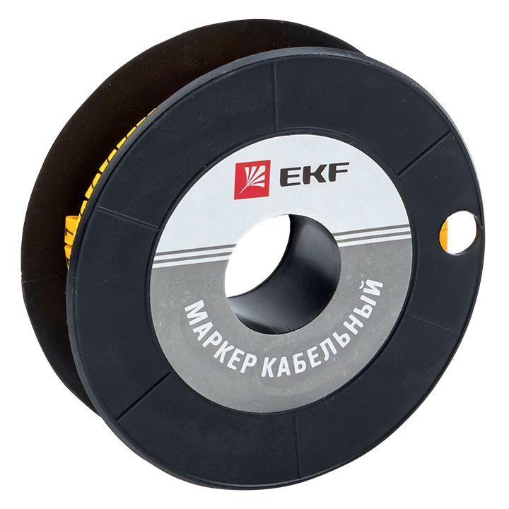 маркер каб. 4.0кв.мм "7" (ес-2) (уп.500шт) ekf plc-km-4-7 от BTSprom.by