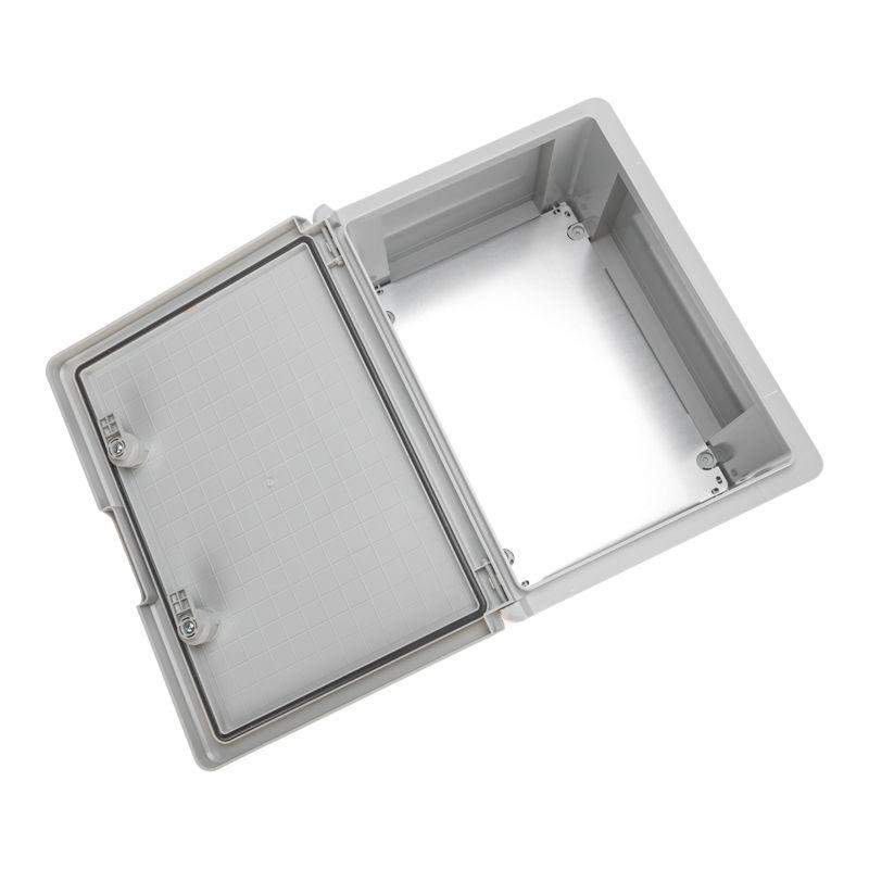  Корпус пластиковый ЩМПп 400х300х170 ABS УХЛ1 IP65 с монтажной панелью Rexant 11-0402 фото в каталоге от BTSprom.by