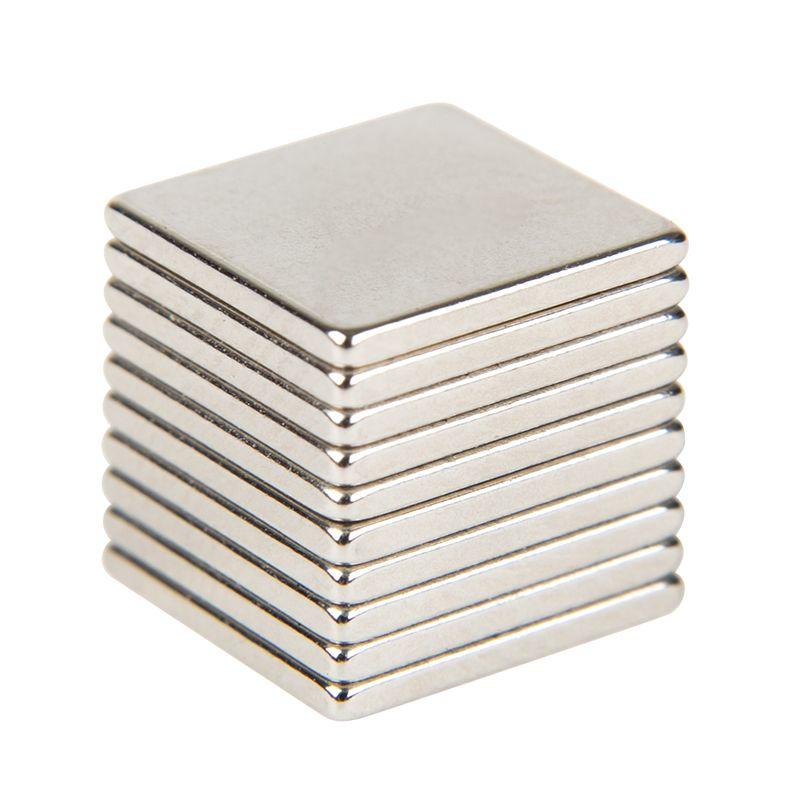  Магнит неодимовый прямоугольник 10х10х1мм сцепление 0.6кг (блист.10шт) Rexant 72-3402 фото в каталоге от BTSprom.by