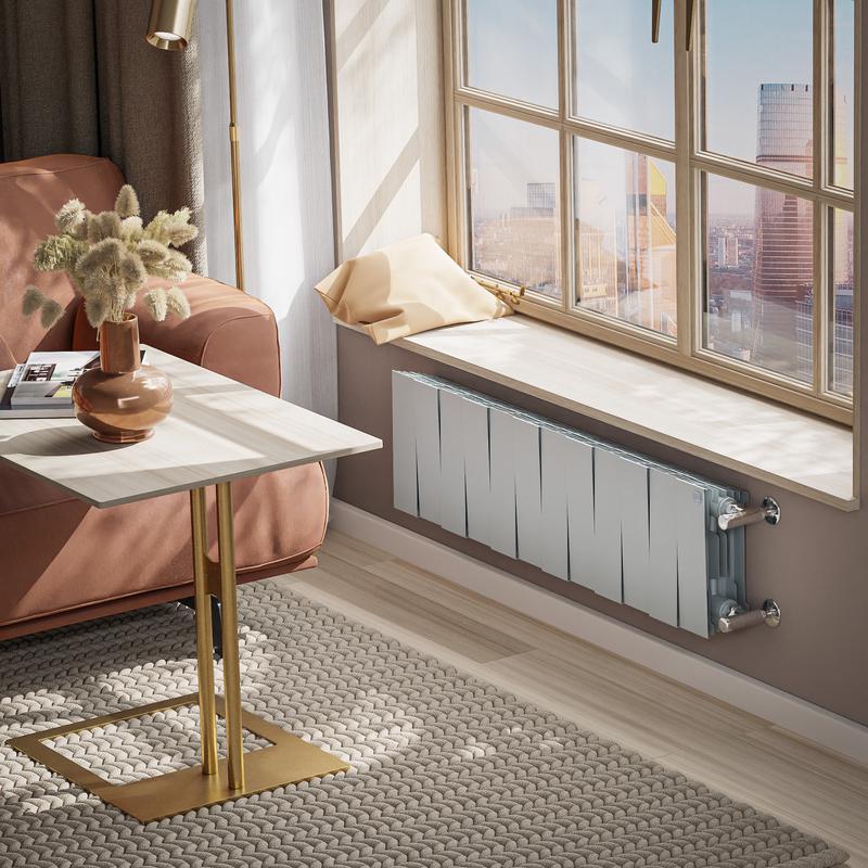  Радиатор PianoForte 200 12 секц. биметал. Silver Satin Royal Thermo НС-1346021 фото в каталоге от BTSprom.by